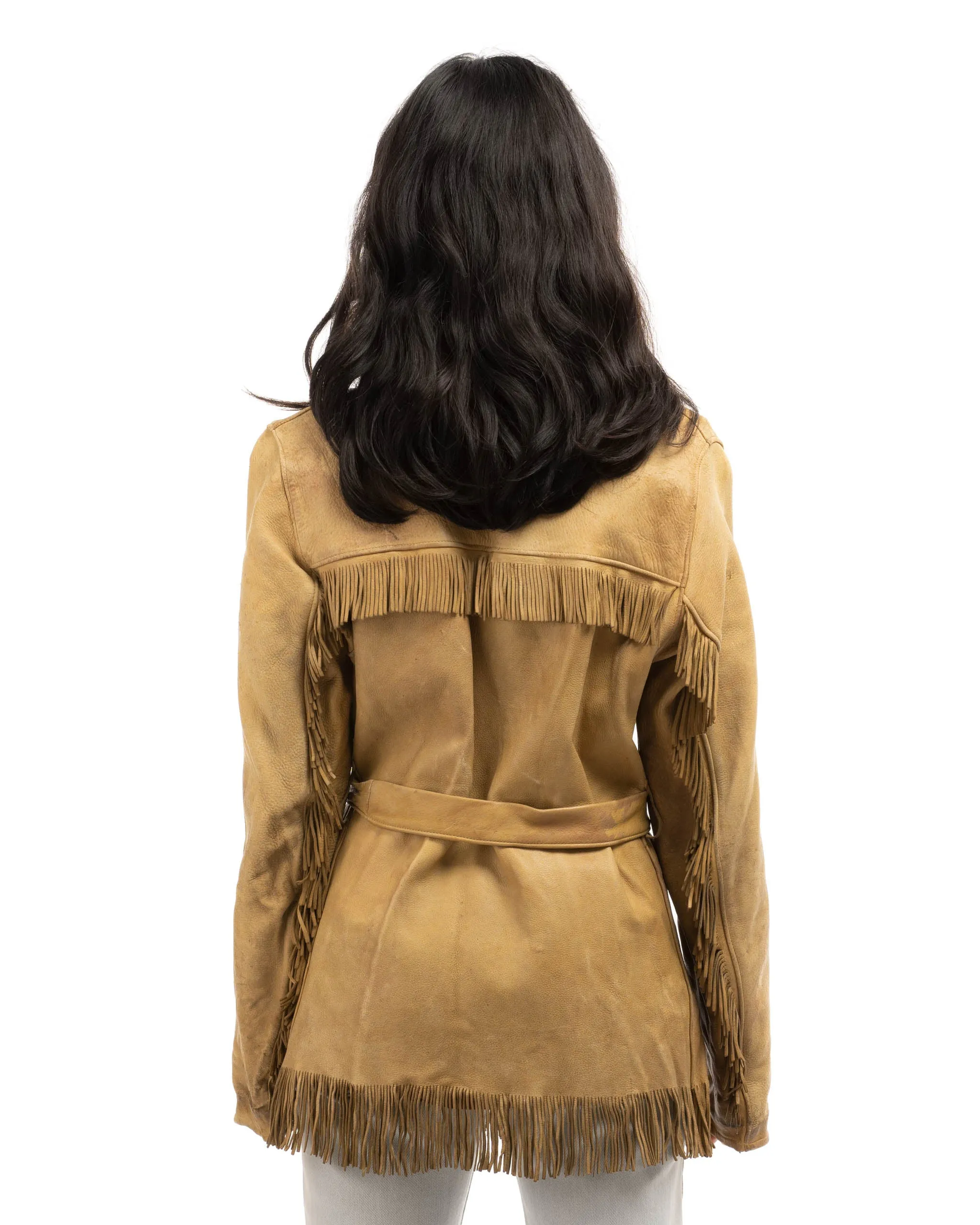 50's Buckskin Fringe Jacket - XS