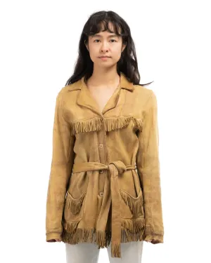 50's Buckskin Fringe Jacket - XS