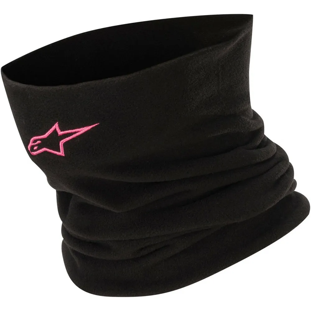 Alpinestars Baselayer Motorcycle Neck Warmer Black Fuchsia