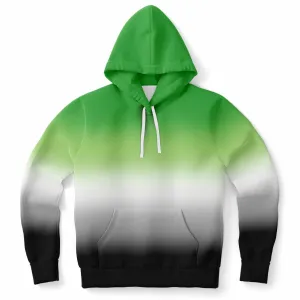 Aromantic Pride Ombre Pullover Hoodie