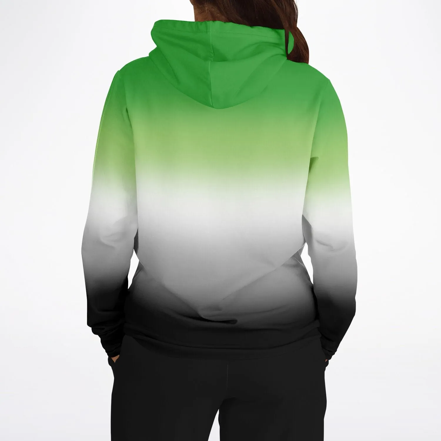 Aromantic Pride Ombre Pullover Hoodie