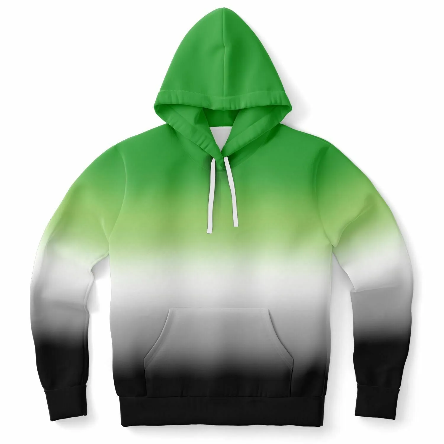 Aromantic Pride Ombre Pullover Hoodie