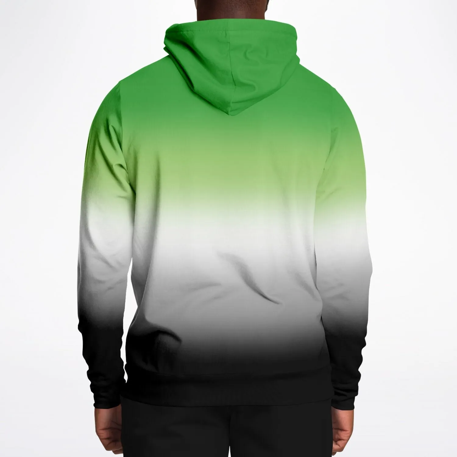 Aromantic Pride Ombre Pullover Hoodie