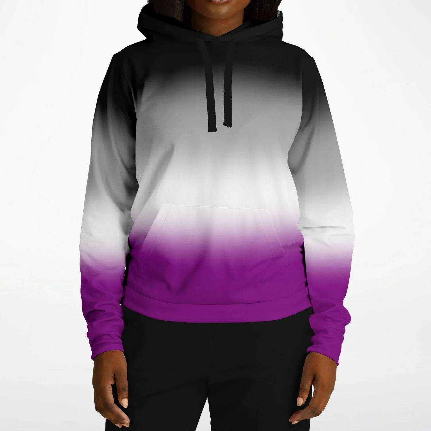 Asexual Pride Ombre Pullover Hoodie