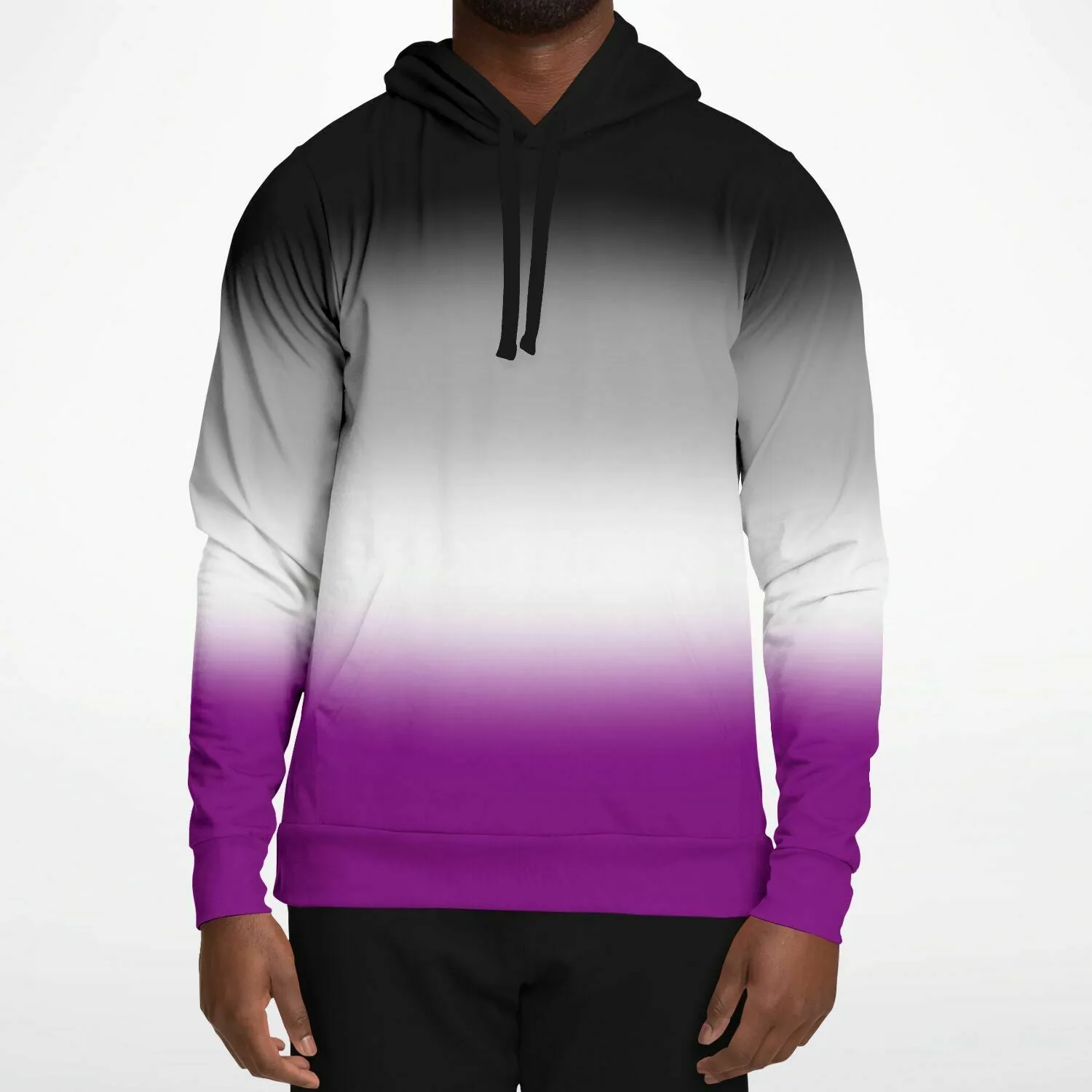 Asexual Pride Ombre Pullover Hoodie