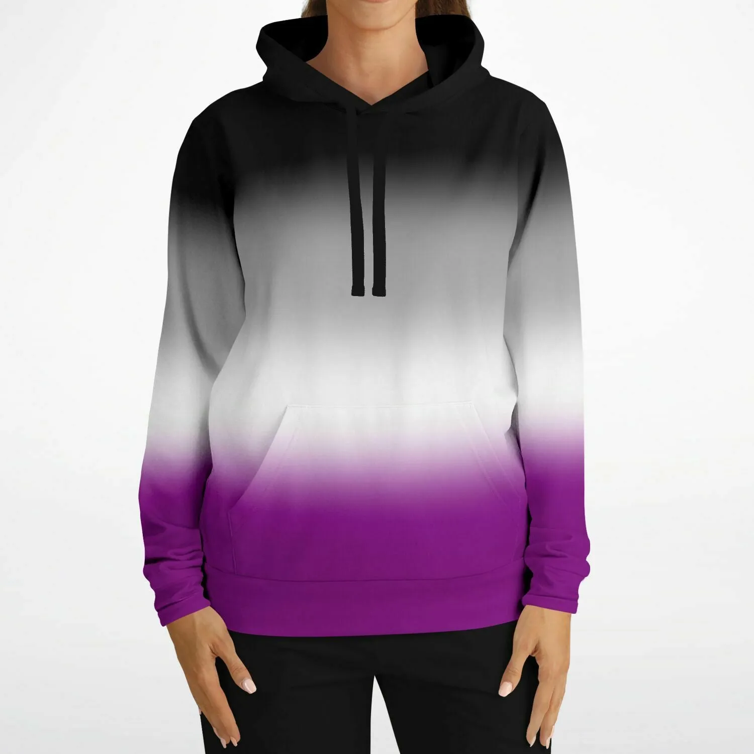 Asexual Pride Ombre Pullover Hoodie