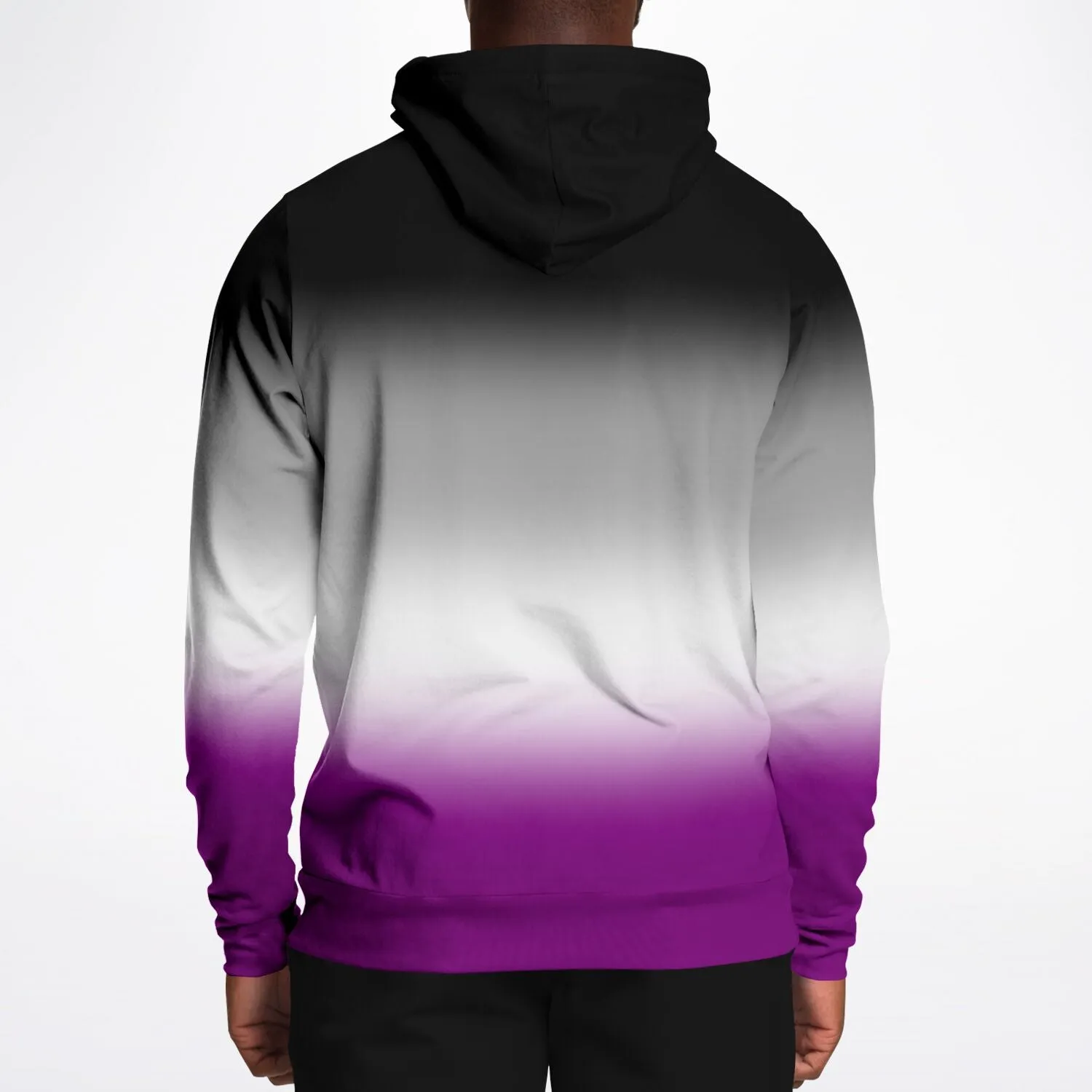 Asexual Pride Ombre Pullover Hoodie