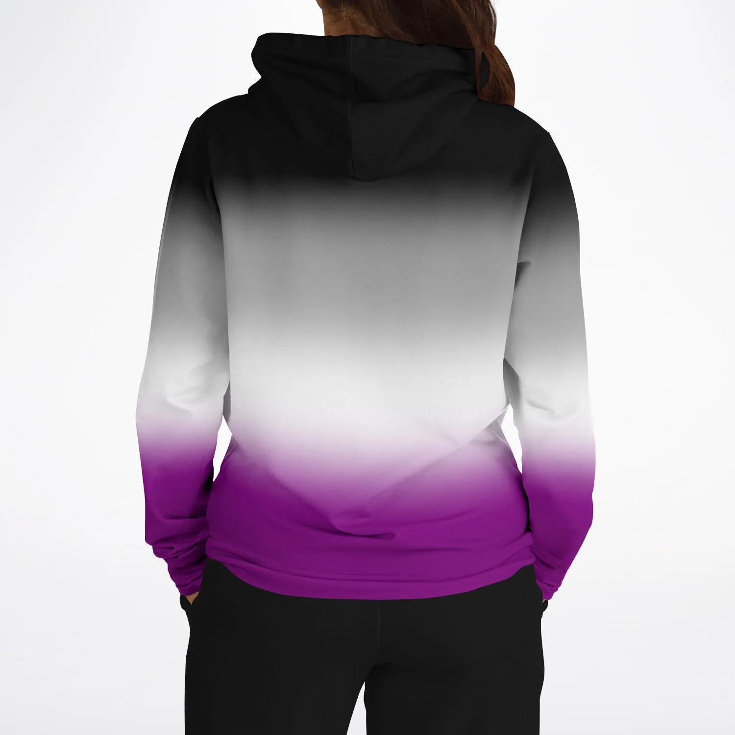 Asexual Pride Ombre Pullover Hoodie