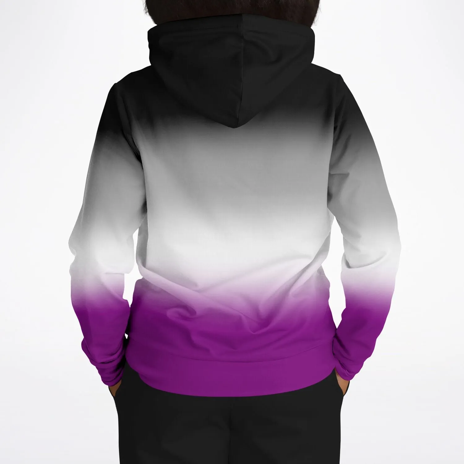 Asexual Pride Ombre Pullover Hoodie