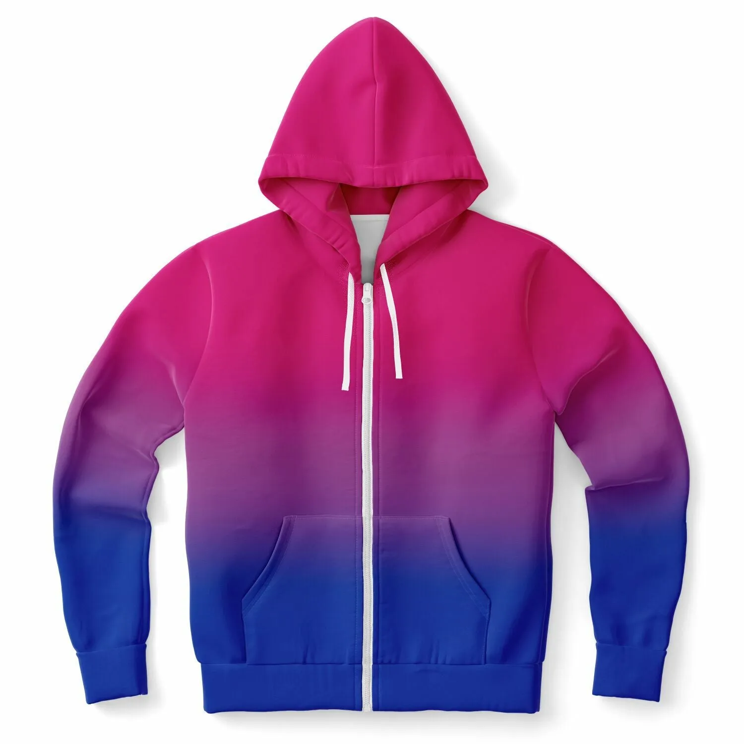 Bisexual Pride Ombre Full-Zip Hoodie