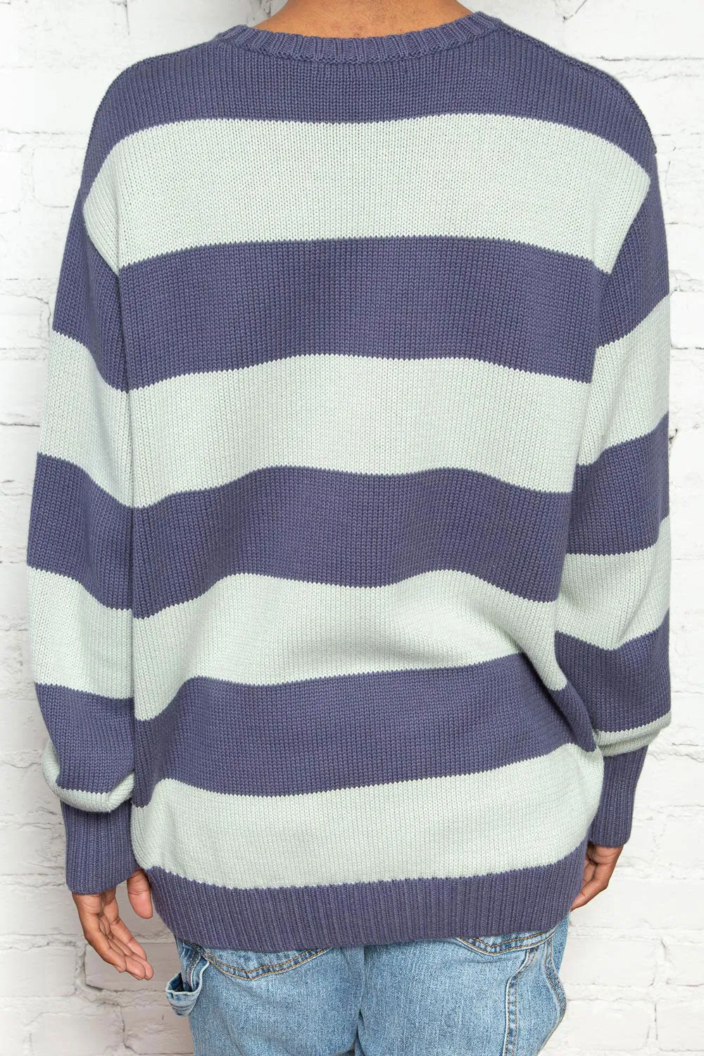 Brianna Cotton Thick Stripe Sweater