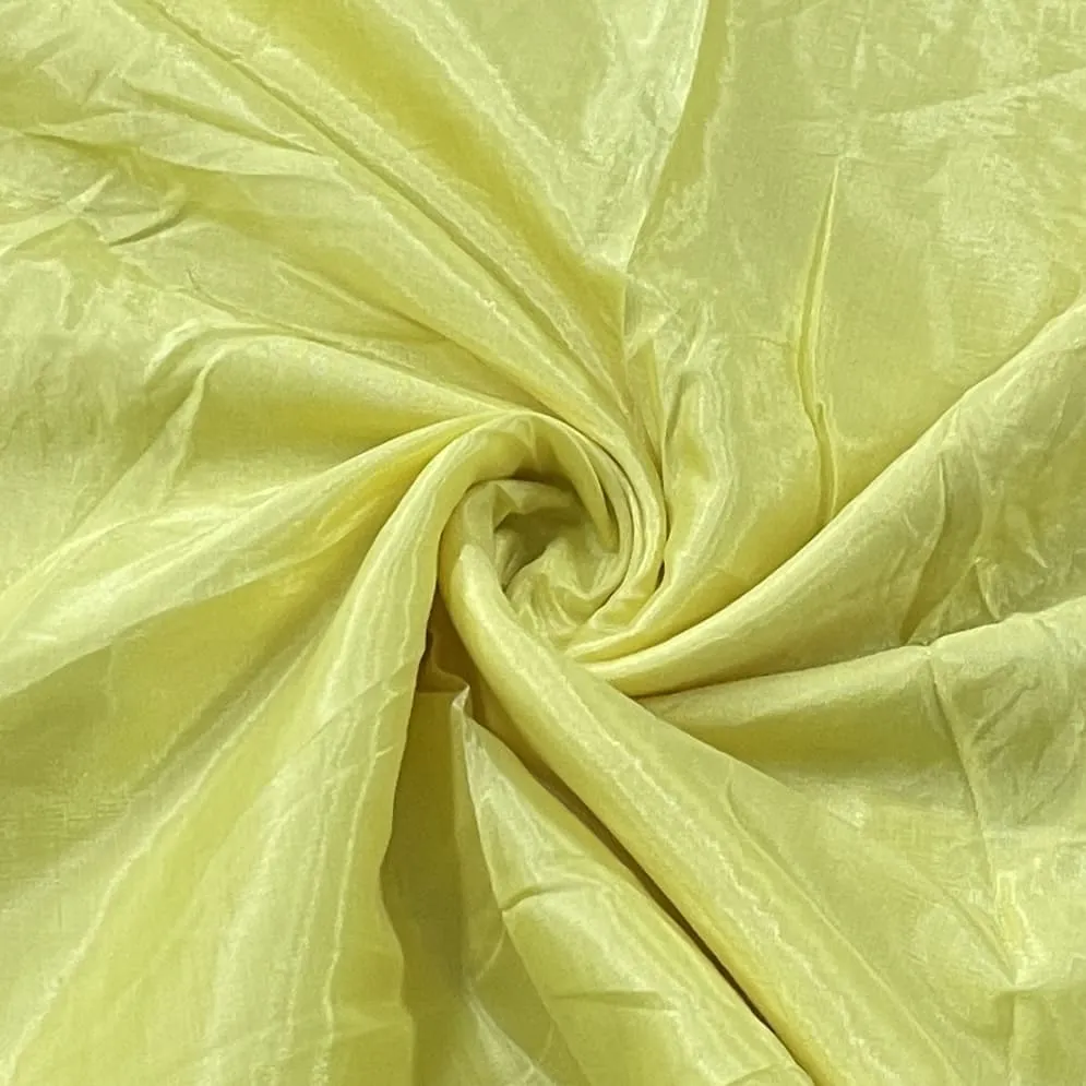 Bright Yellow Solid Shantoon Fabric