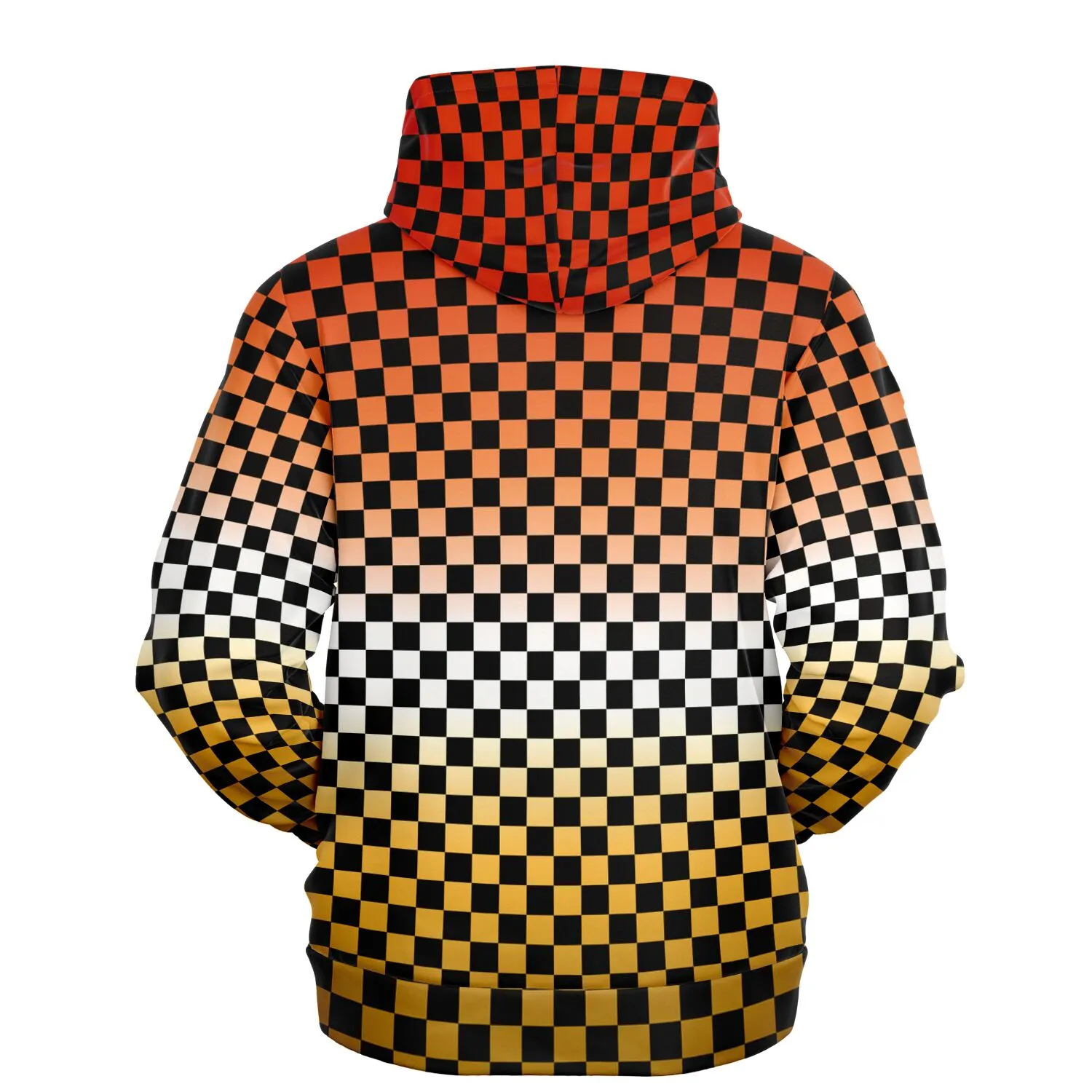 Butch Lesbian Pride Black Checkered Pullover Hoodie