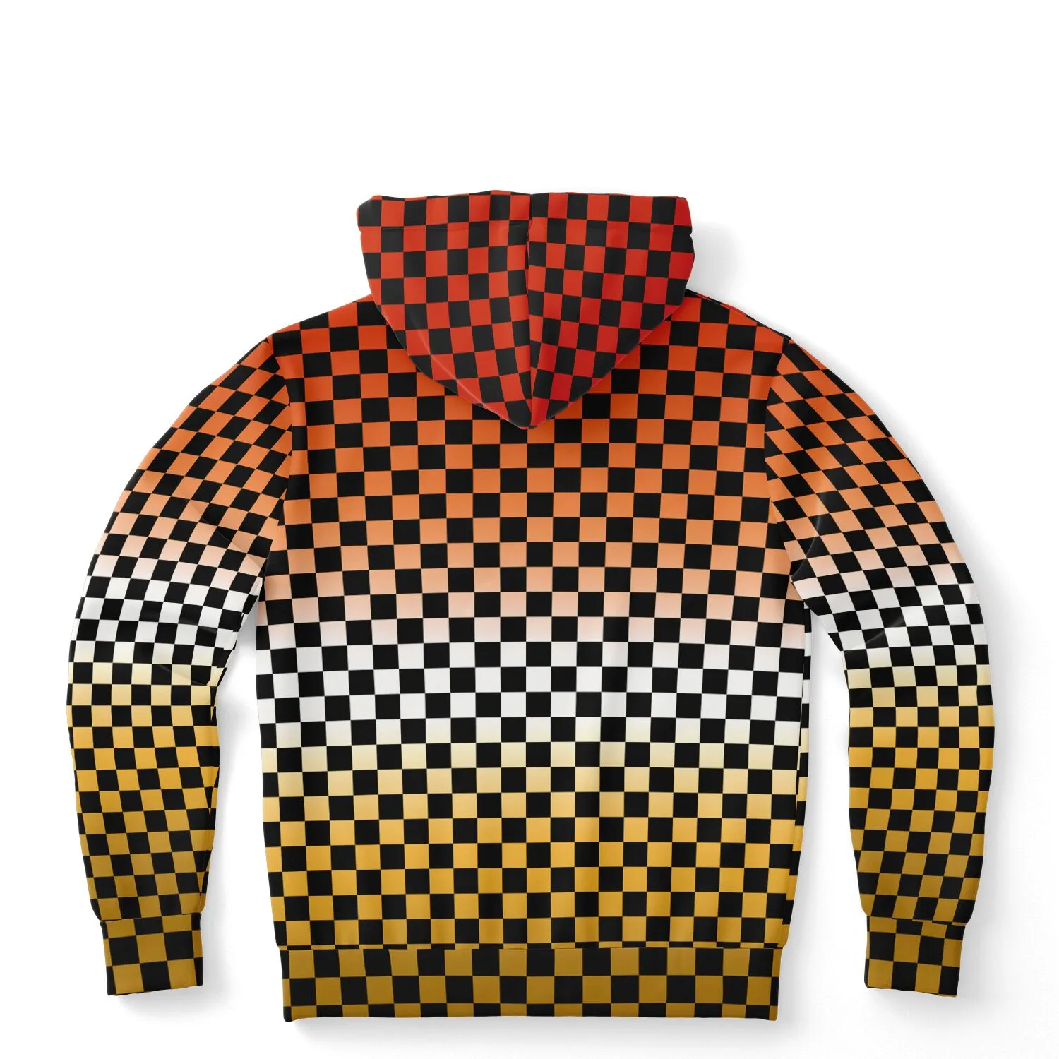 Butch Lesbian Pride Black Checkered Pullover Hoodie