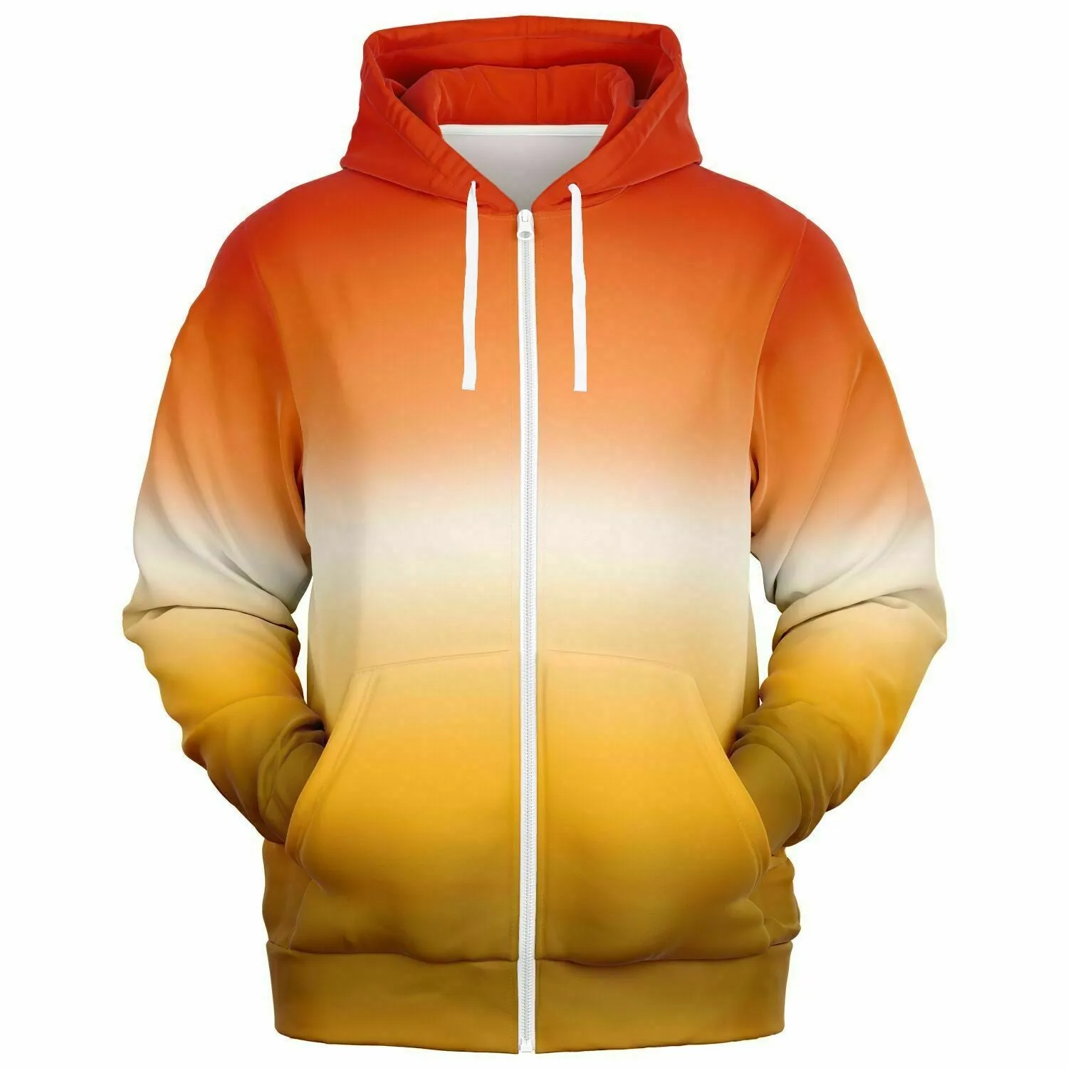 Butch Lesbian Pride Ombre Full-Zip Hoodie