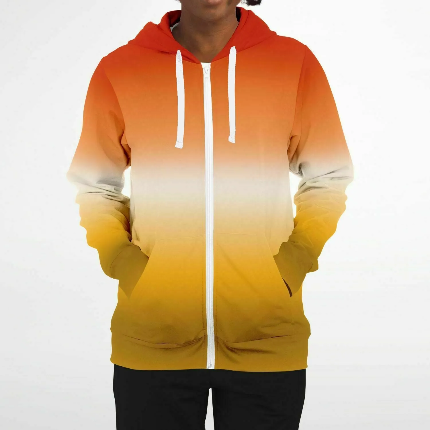 Butch Lesbian Pride Ombre Full-Zip Hoodie