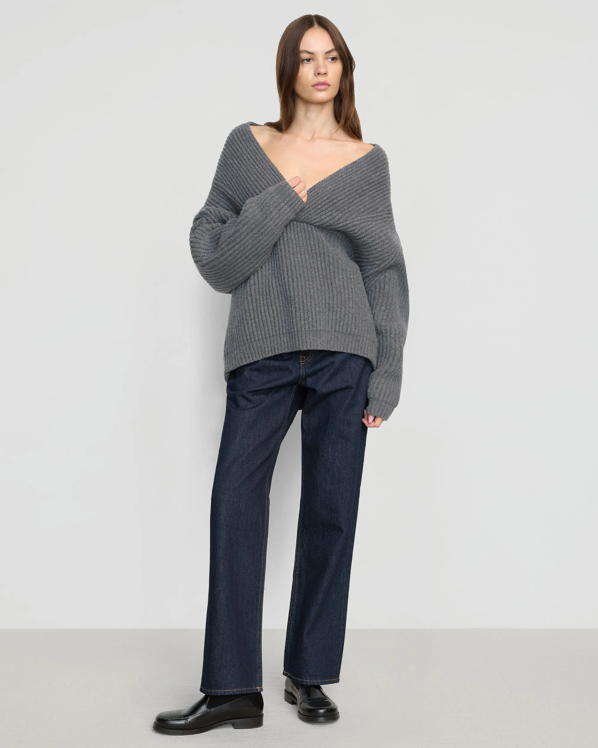 Campbell Shawl-Collar Sweater