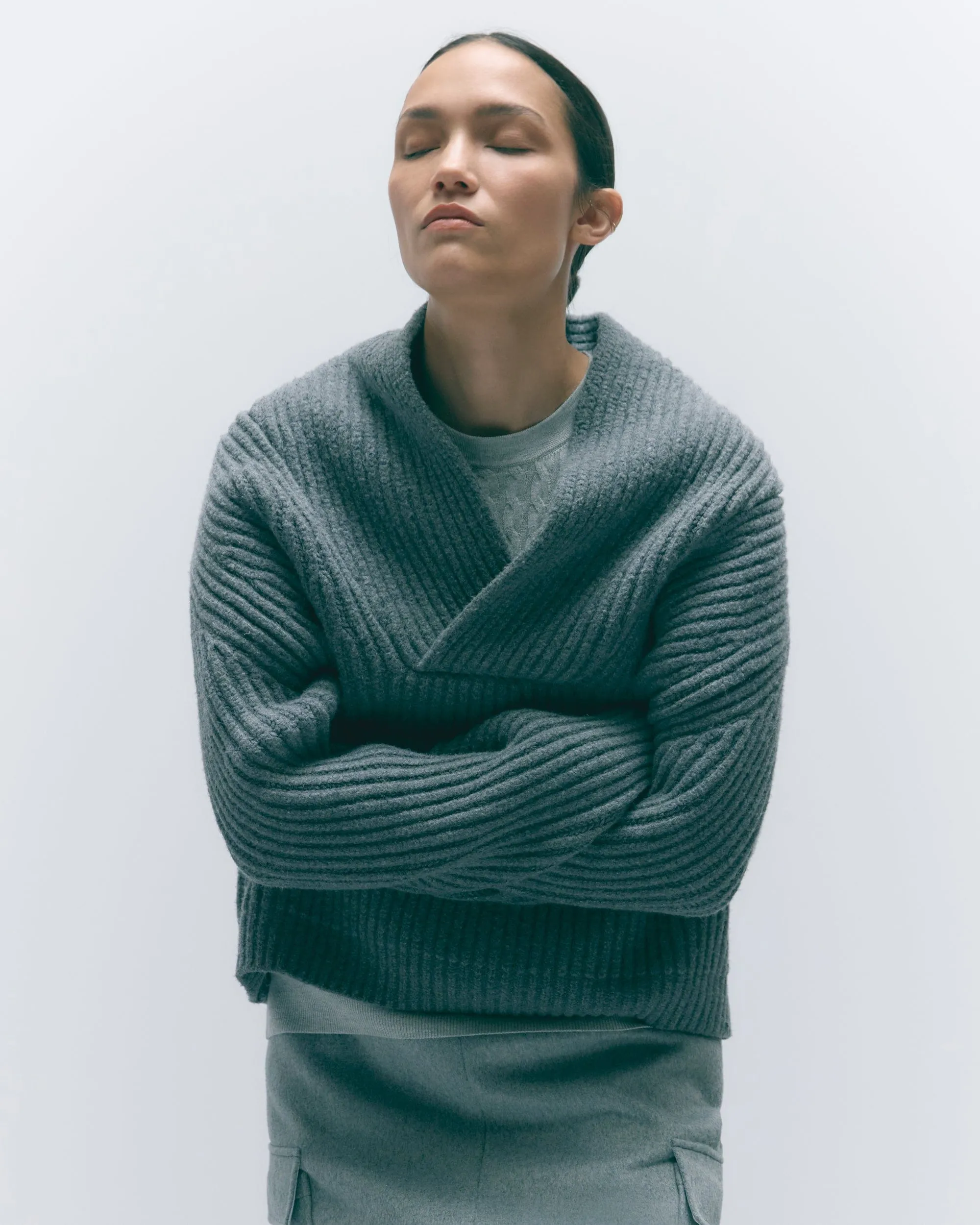 Campbell Shawl-Collar Sweater