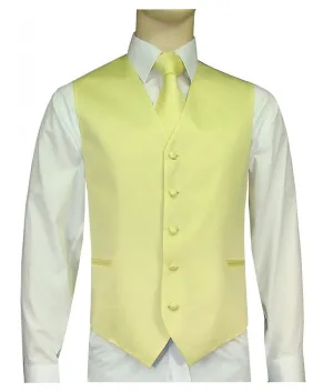 Canary Vest and Tie Set