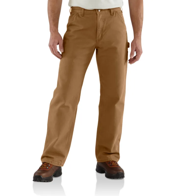 Carhartt B111BRN Flannel Lined Duck Work Pant - Carhartt Brown