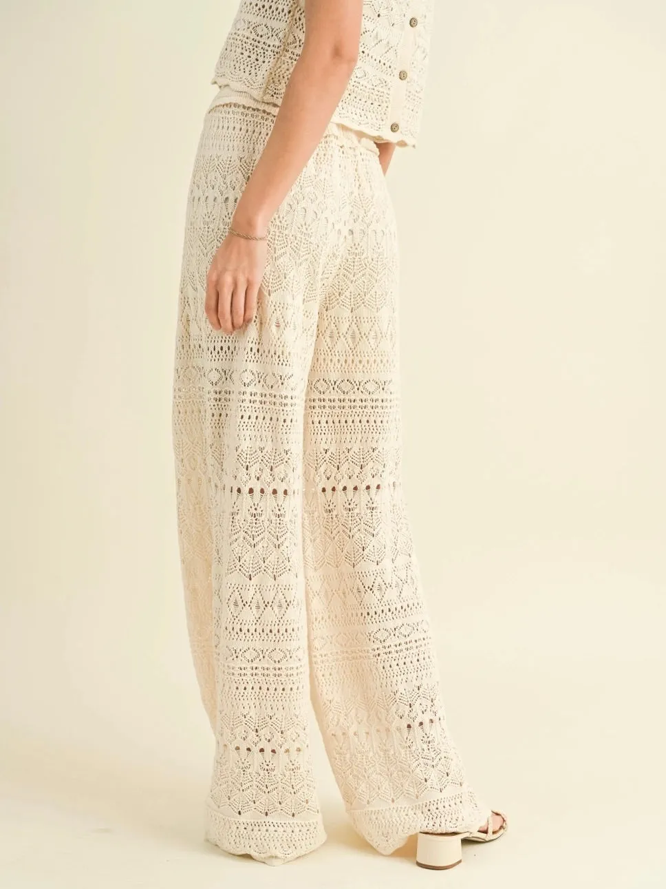 Crochet Pants - Ivory FINAL SALE