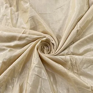 Dark Cream Solid Shantoon Fabric