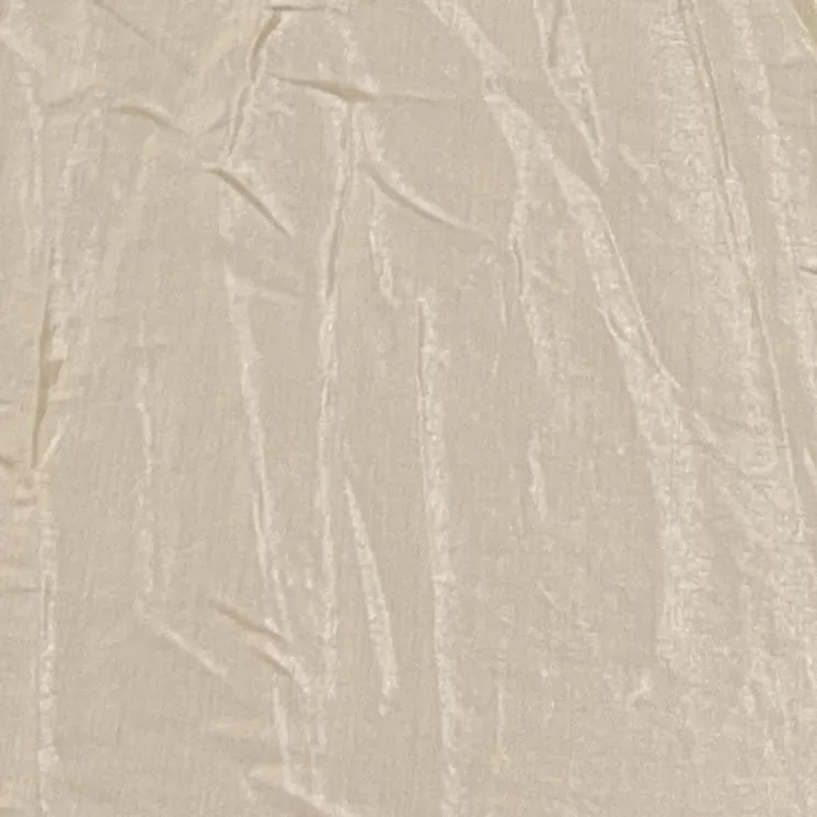 Dark Cream Solid Shantoon Fabric