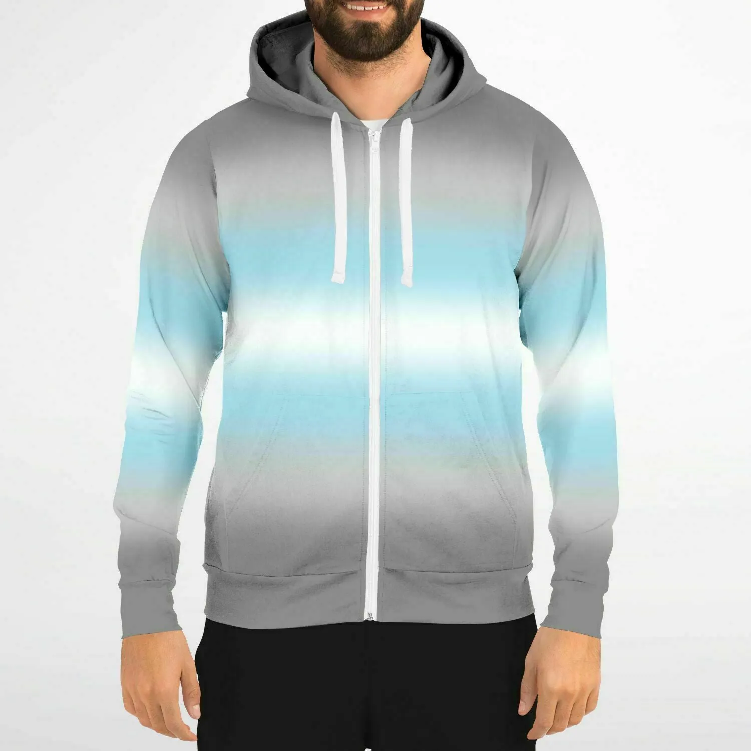 Demiboy Pride Ombre Full-Zip Hoodie