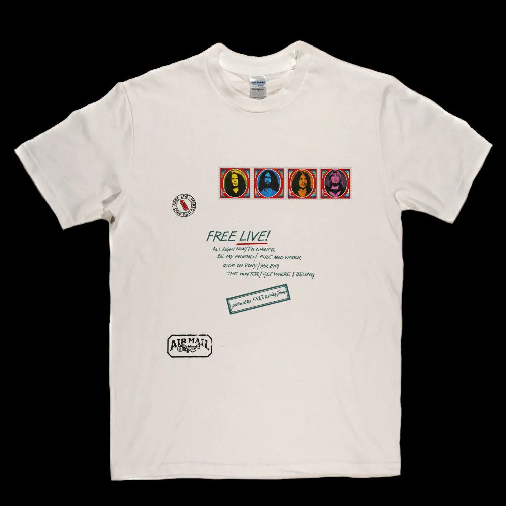 Free Live Album Cover T Shirt