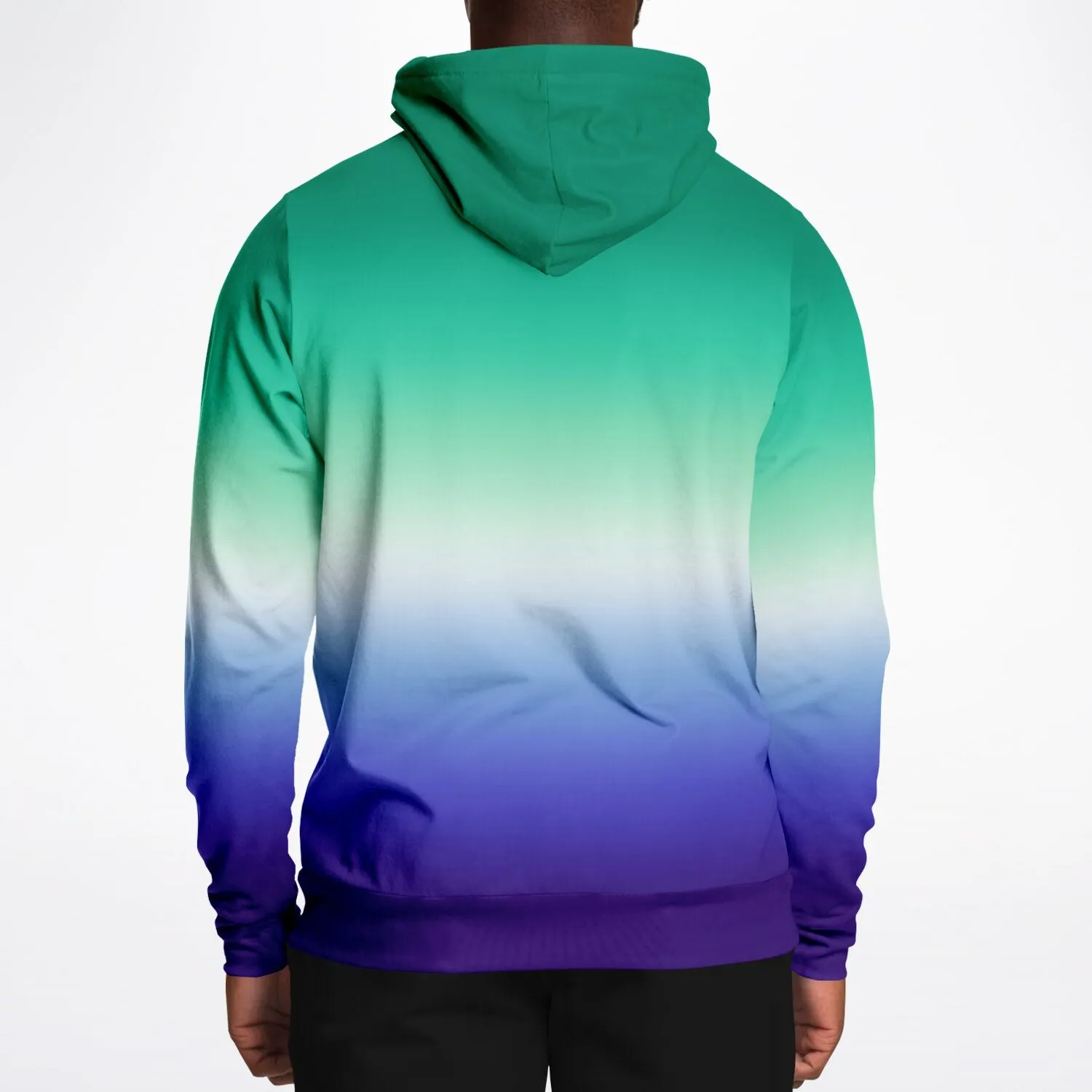 Gay MLM Vincian Pride Ombre Pullover Hoodie