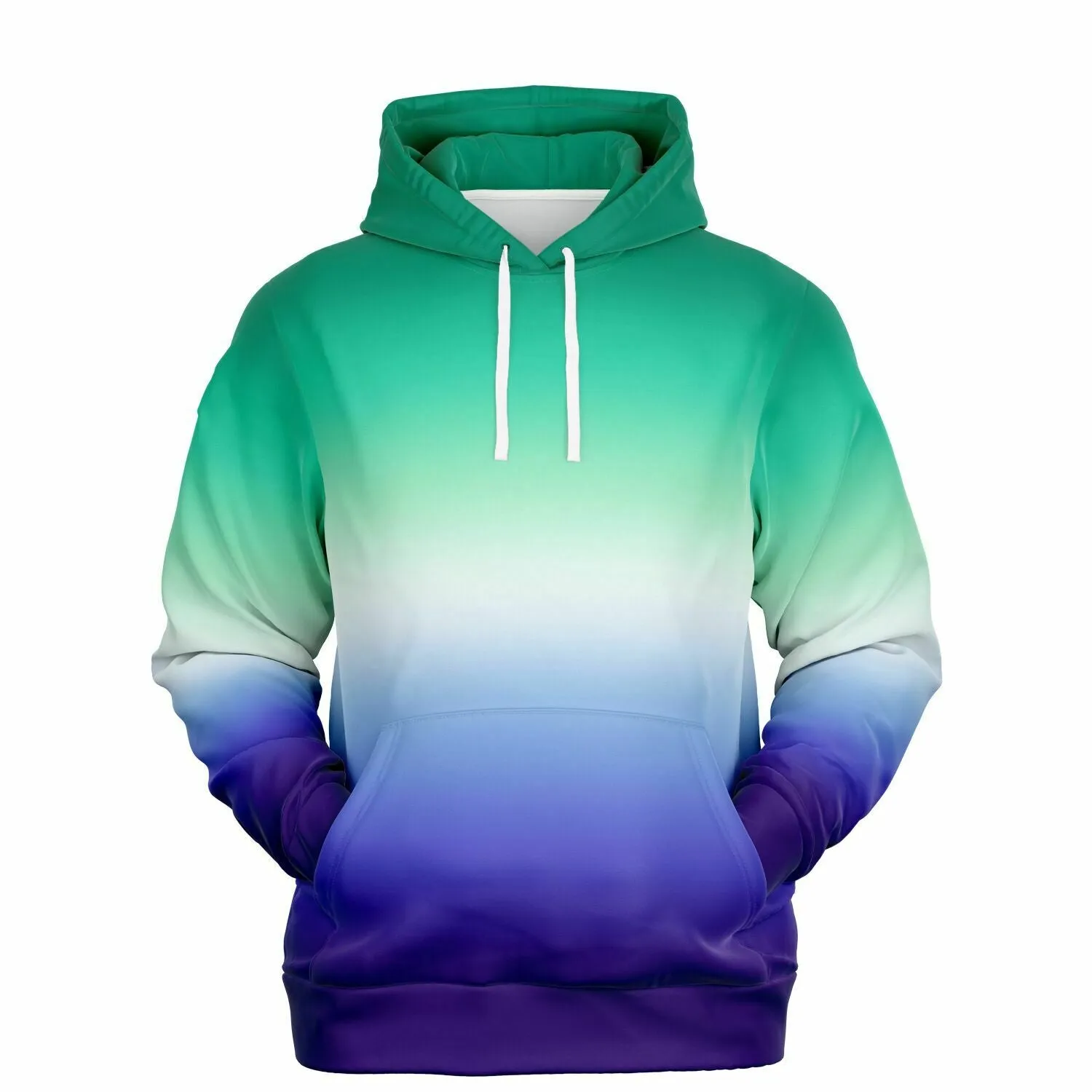 Gay MLM Vincian Pride Ombre Pullover Hoodie