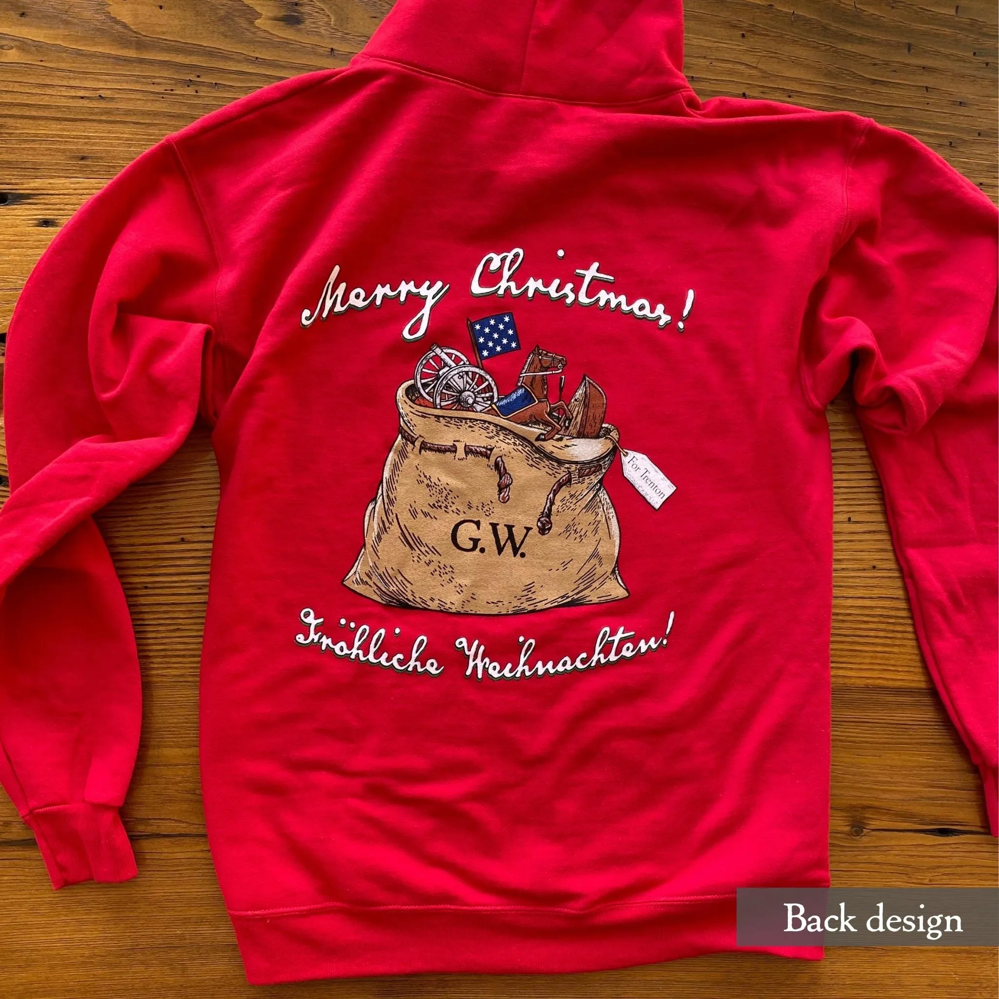 George Washington's Christmas Day Crossing of the Delaware Pullover sweatshirt — The Christmas hoodie for history nerds