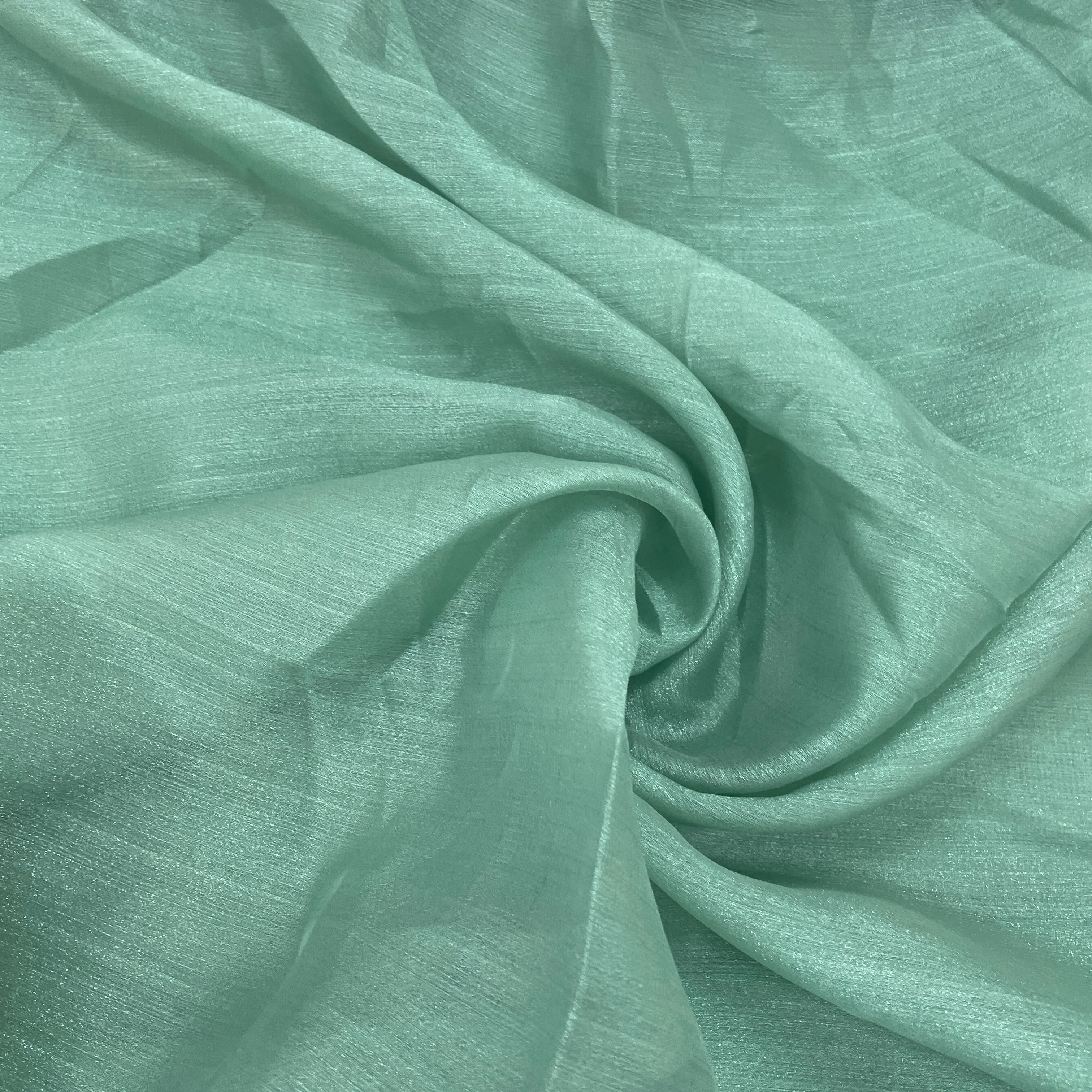 Jungle Green Solid Tissue Fabric