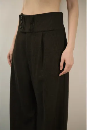 Lined Pants In Vintage Pattern