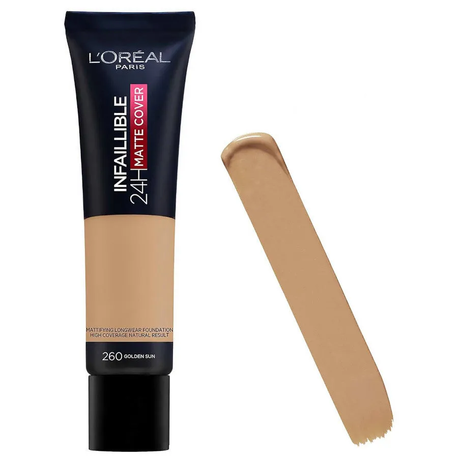 L'Oreal Infaillible 24HR Matte Cover Foundation 260 Golden Sun