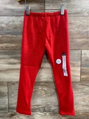 NEW Okie Dokie Tokyo Red Fleece Lined Legging sz 4T