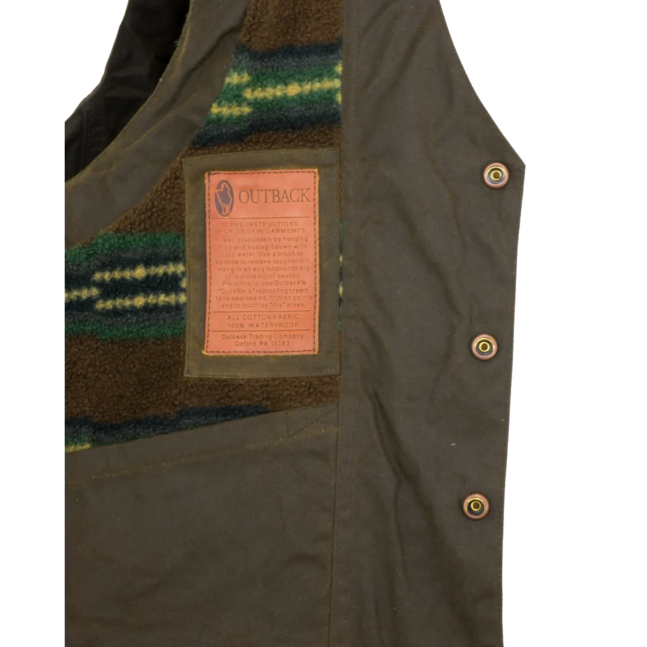 Oilskin Cliffdweller Vest