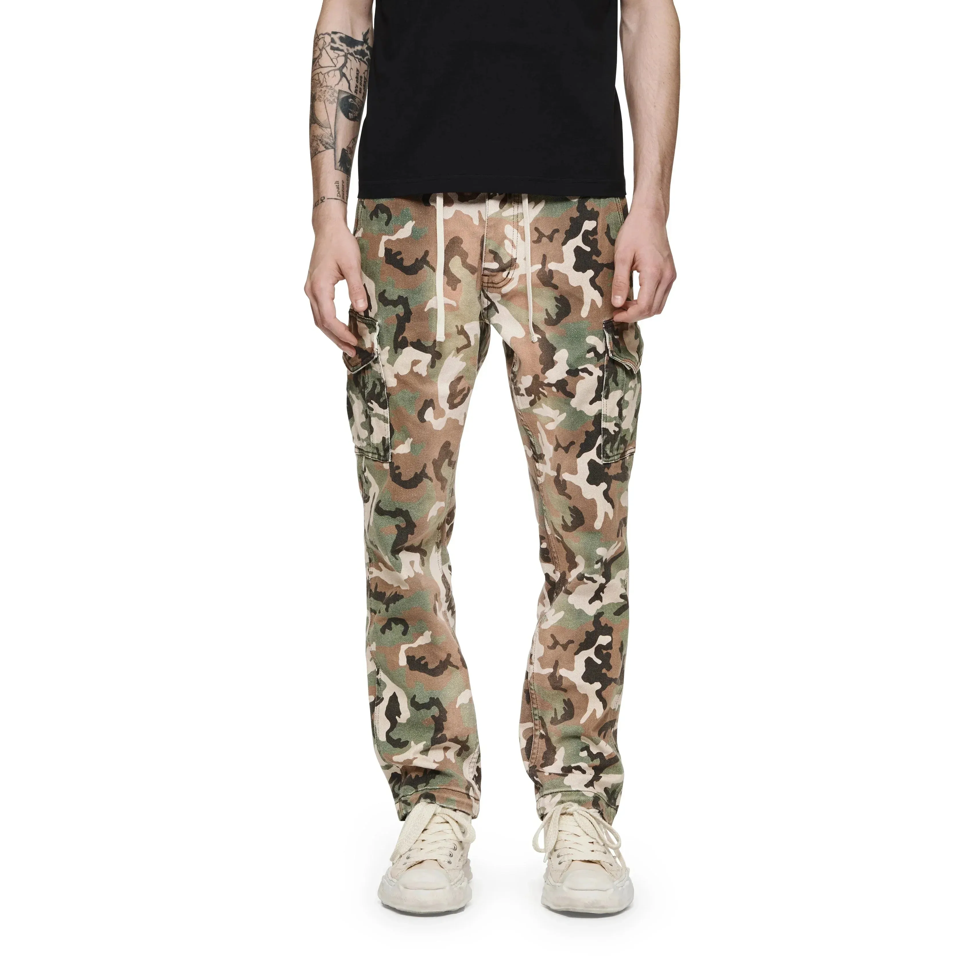 Purple Brand P503 Bleached Camouflage Cargo Pant