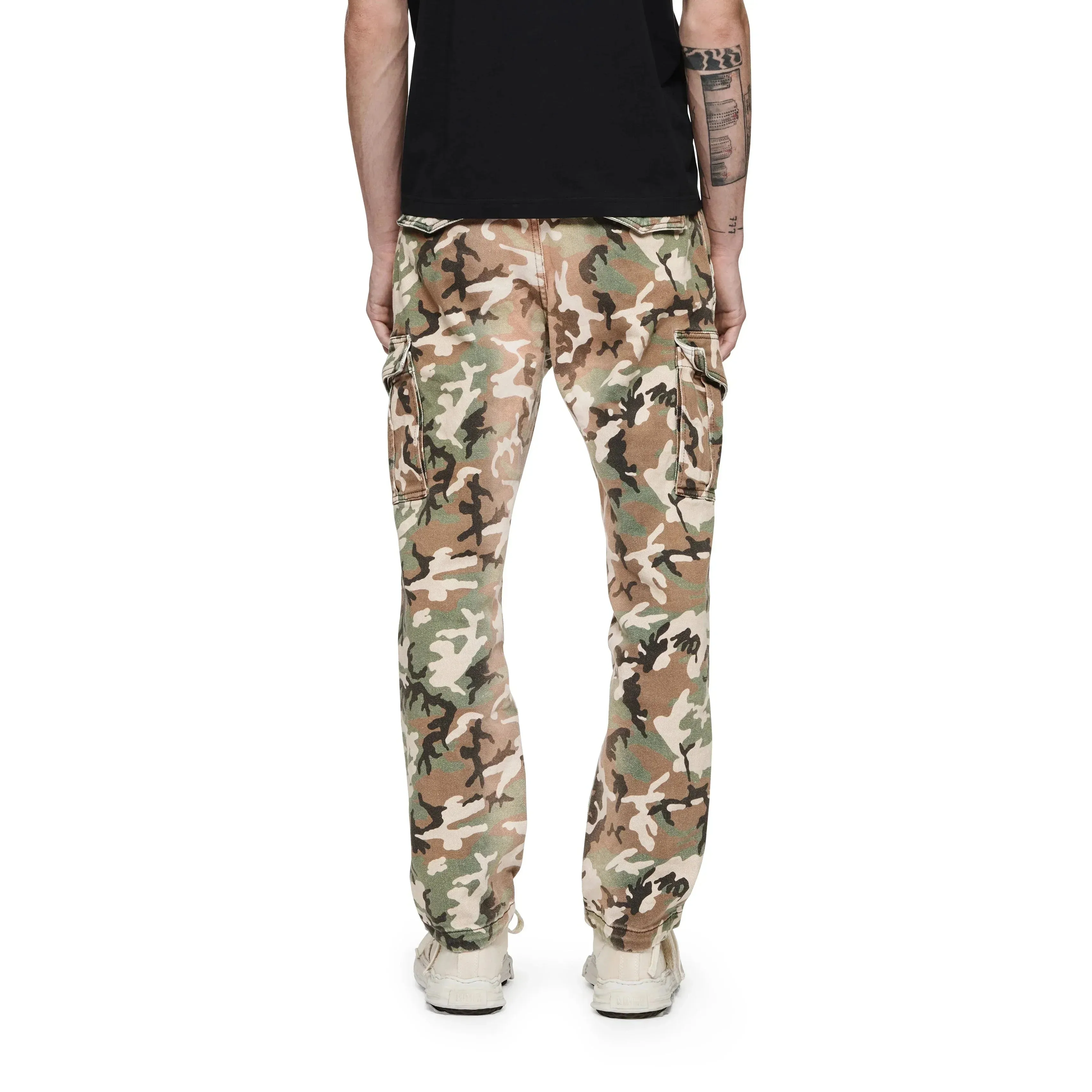 Purple Brand P503 Bleached Camouflage Cargo Pant