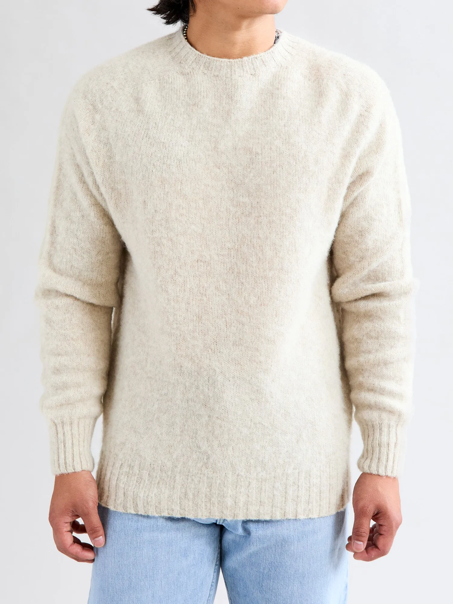 "Birth of the Cool" Wool Sweater in Cosmic Latte