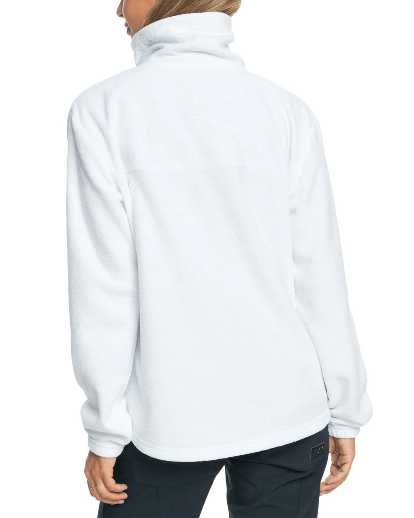 Roxy Women's Chloe Kim Technical Half-Zip Fleece - Bright White