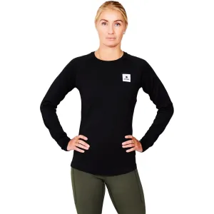 SAYSKY Women's Merino Base 165 Top Black