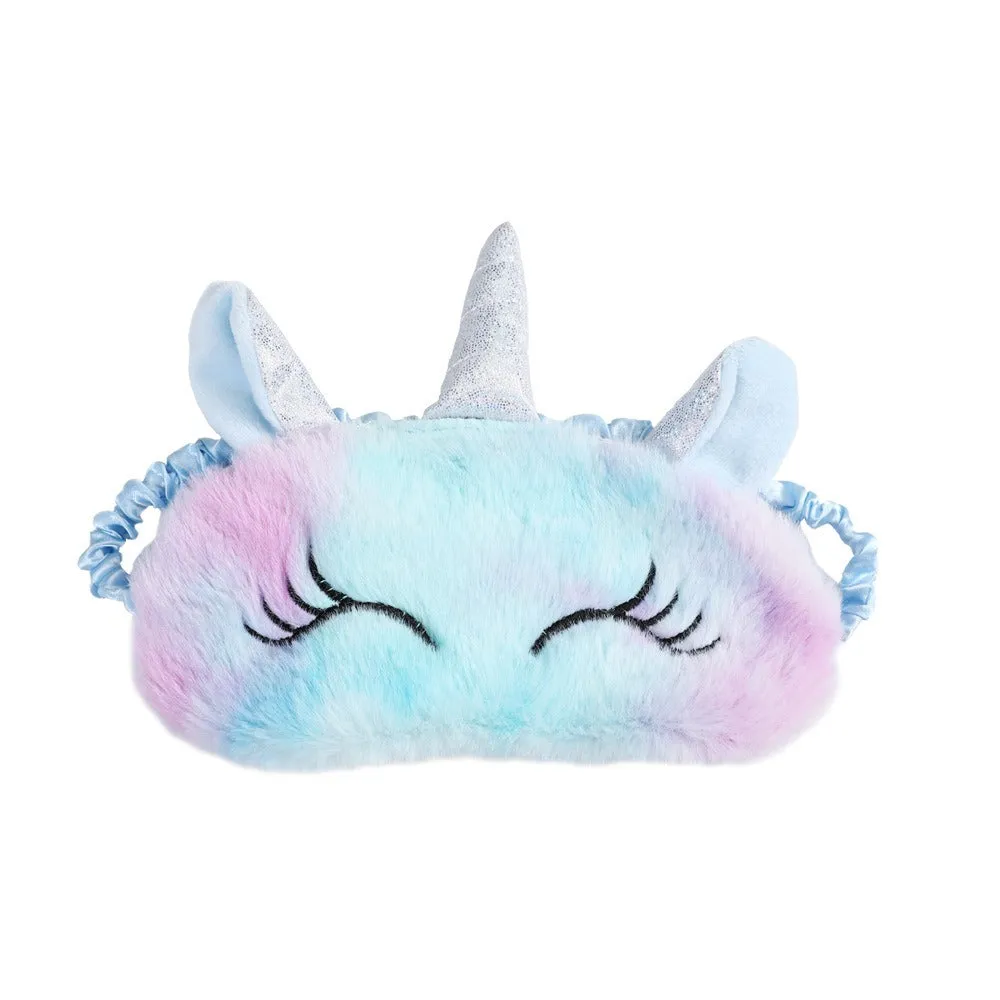 Unicorn Plush Rainbow Eye Mask