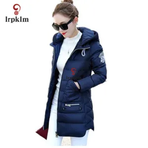 Winter  long down Jacket  2017 top quality pakas Women long sleeve hooded Parka Winter Plus Size  Lady hot Coats Christmas YY285