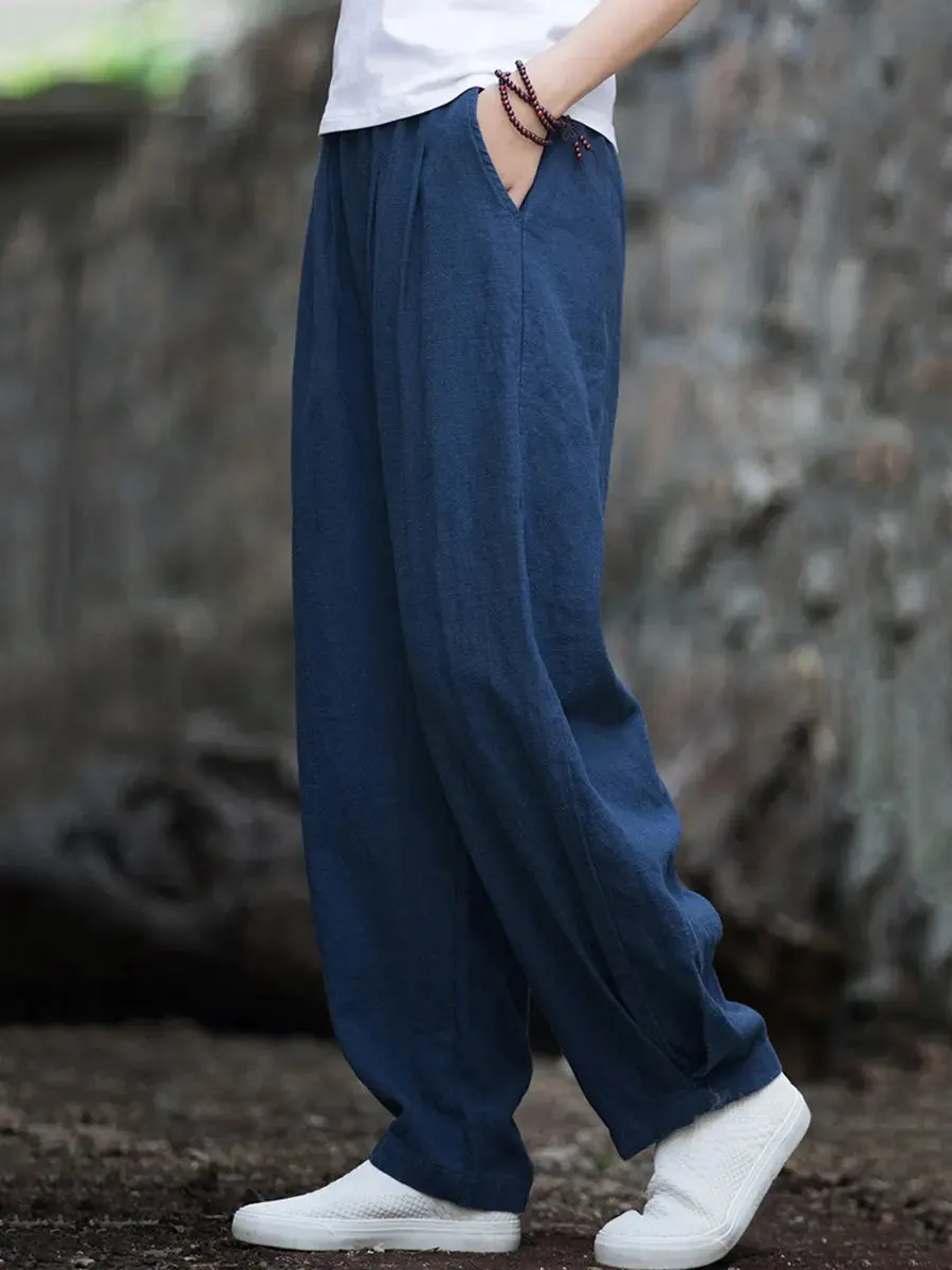 Women Solid Fleece-lined Pants